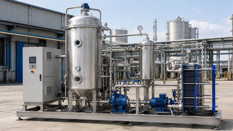 evaporator Limbah Cair Industri 500 kg/jam