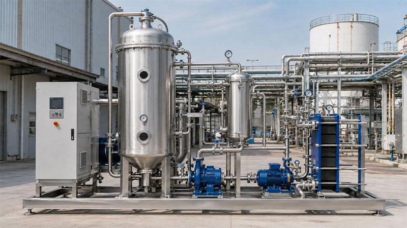 500 kg/h Industrial Wastewater Evaporator