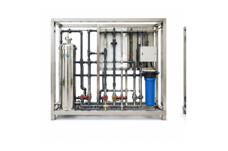 RO pure water system installation image