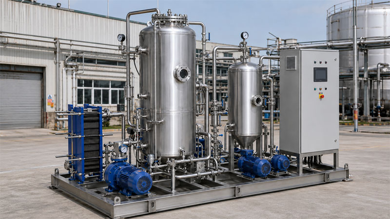 evaporator Limbah Cair Industri 500 kg/jam