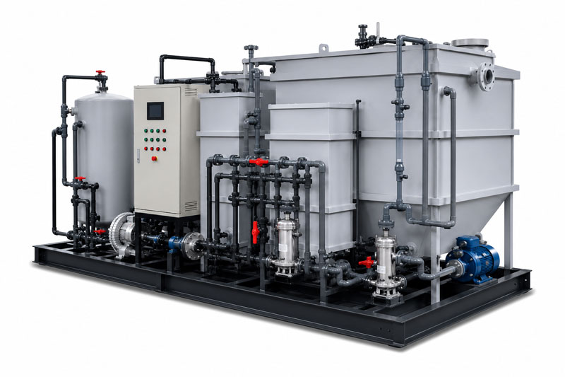 Containerized sewage treatment equipment