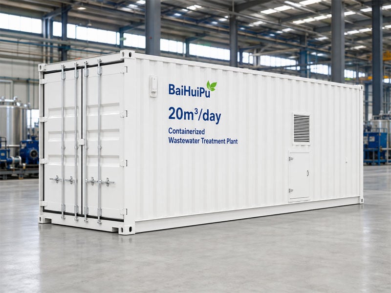 20 m³day Containerized Wastewater Treatment Plant
