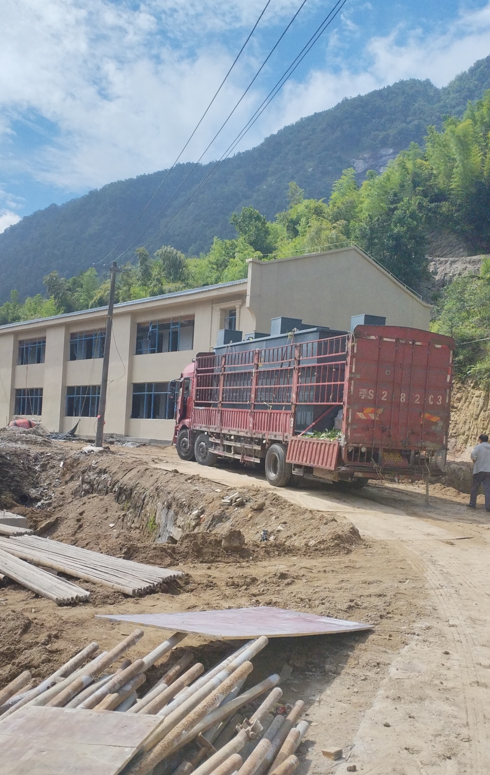 45 T/D Domestic Wastewater Treatment System for Power Plant Facilities