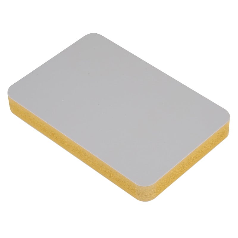 Pannello a sandwich in PVC ecologico con anima giallo scuro per interni