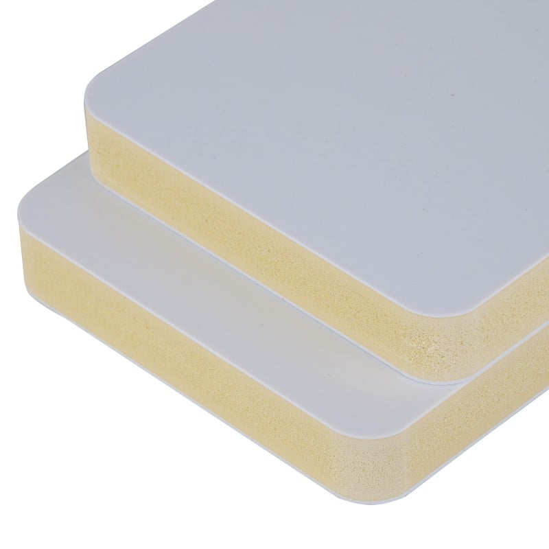 Pannello a sandwich in PVC anti-termite a 3 strati con anima gialla per bagno