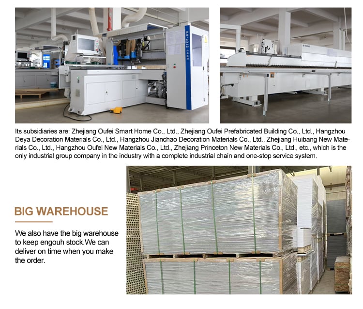 WPC Door Panel Material OFD-920-45A Core Leaf