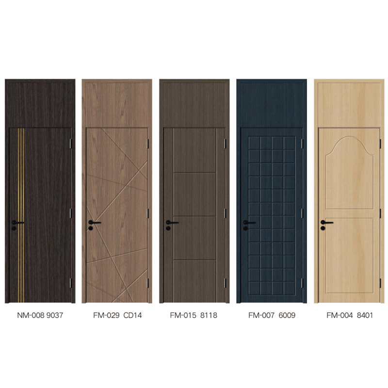 Wood-Plastic Door Soundproof with Lintel for Bedroom
