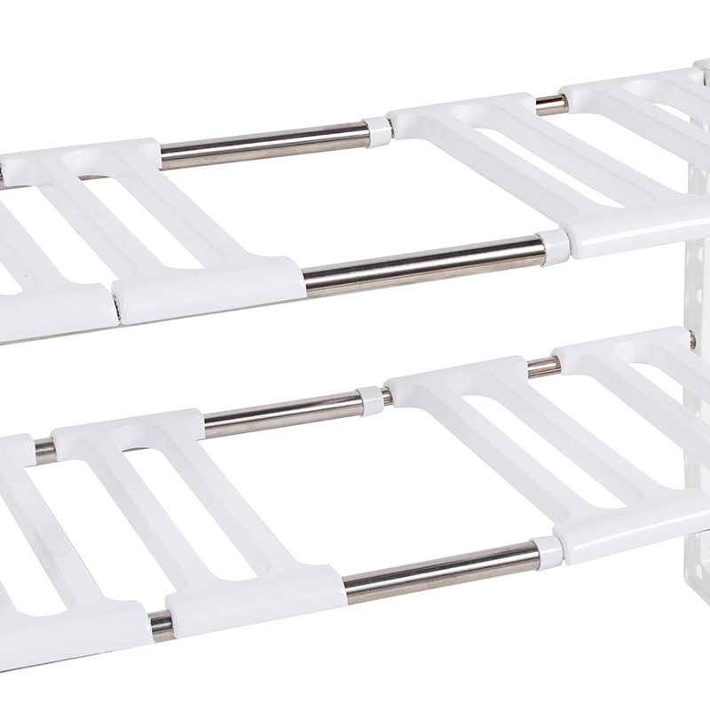 2-Tier Retractable Stainless Steel Kitchen Shelf