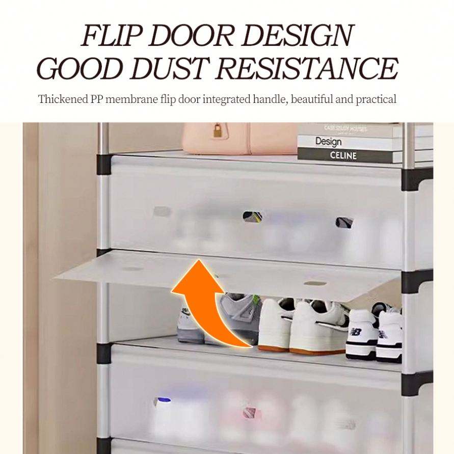 7-Layer na Metal na Sapatos na Rack na Stable na Organizer para sa Pag-iimbak ng Sapatos
