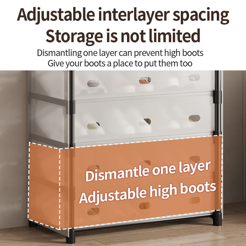 5-Tier na Independent na Sapatos at Sombrero na Rack na Multifunctional na Organizer para sa Pag-iimbak