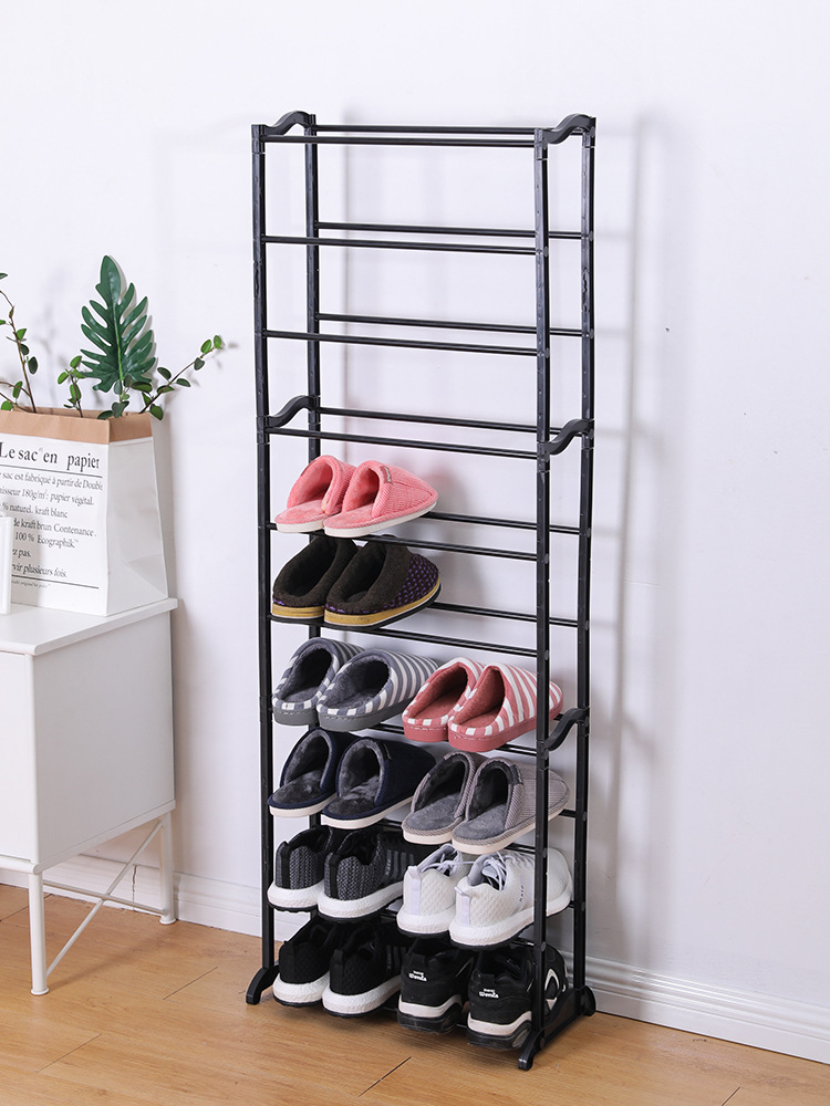 10-Tier Shoe Rack Stylish Dust-Proof Durable Plastic Shoe Rack