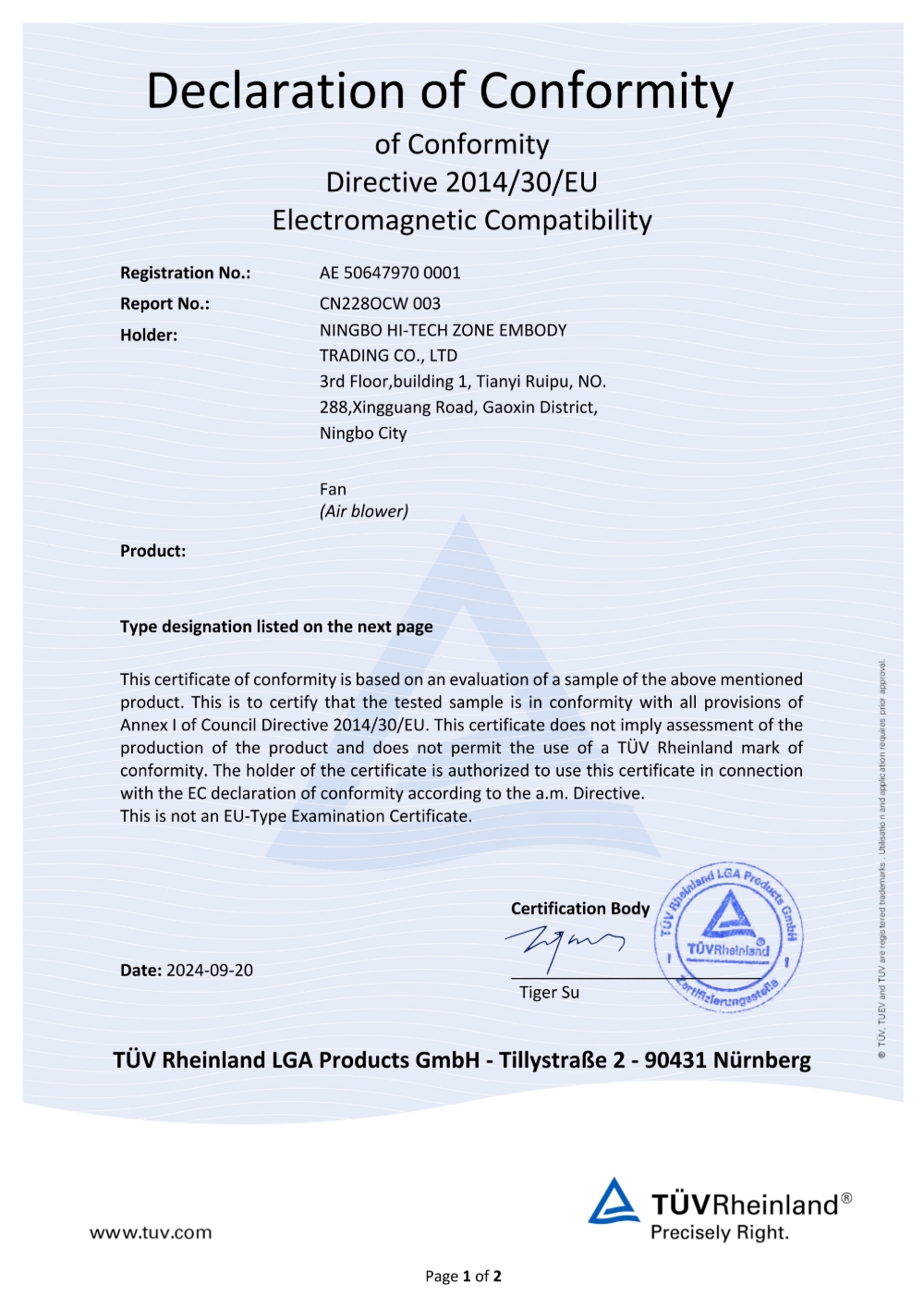 Certificate 6