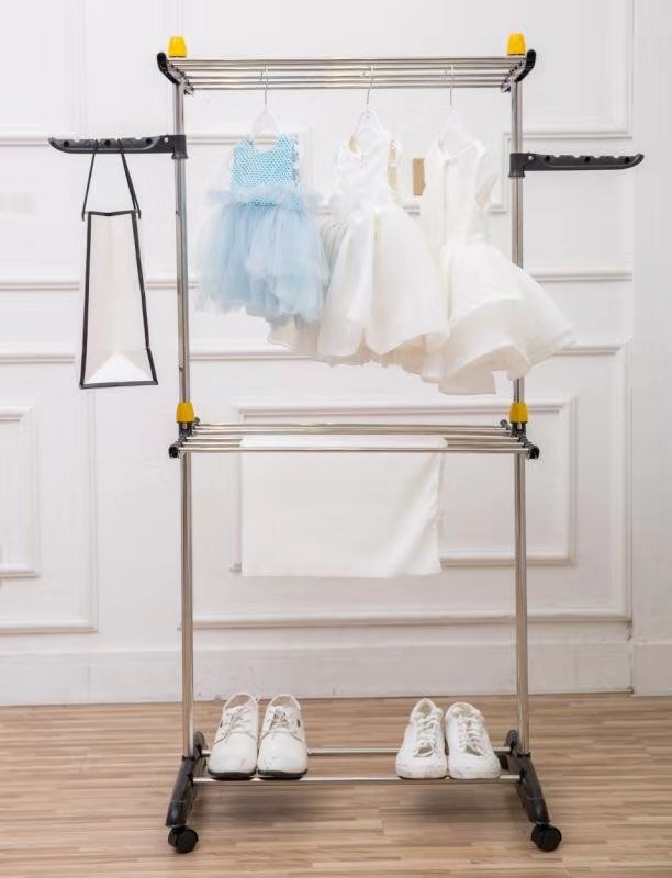 Large Extendable Adjustable Hanging Clothes Drying Rack
