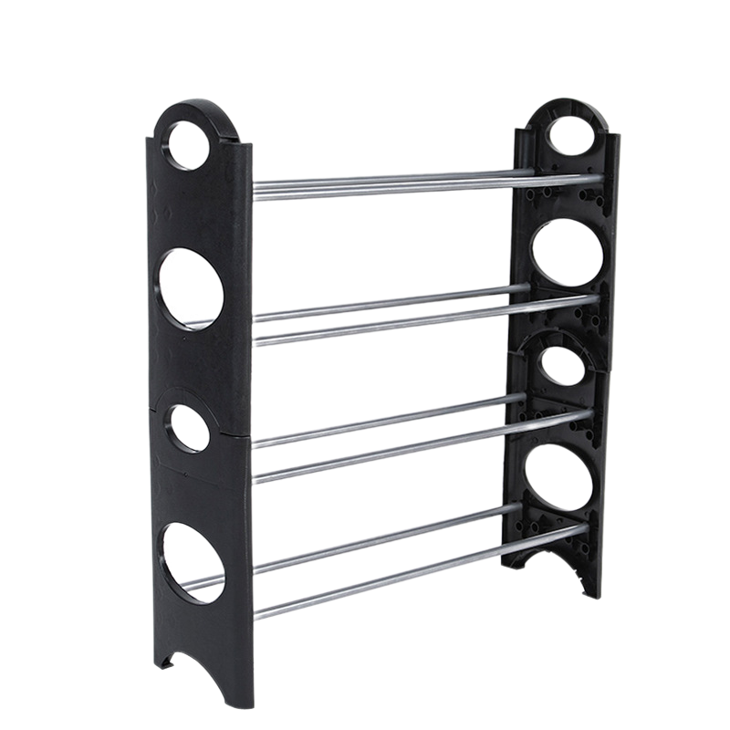 4-Layer Shoe Rack Portable Stable Shoe Storage Organizer