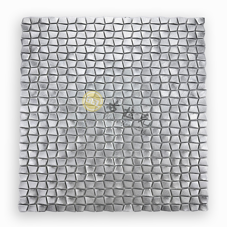 Neues Design Quadrat Metall Mosaik Edelstahl Mosaikfliese Wanddekoration