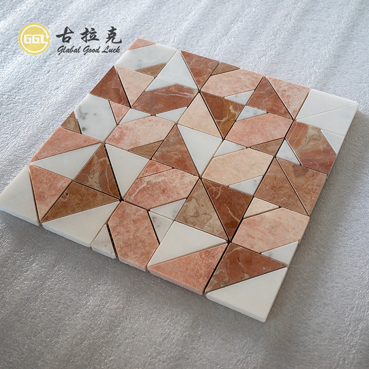 Red Marble Mosaic Tiles