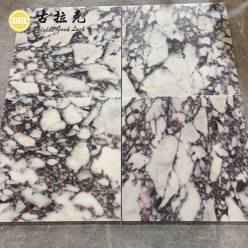 Calacatta Viola Marble Tile | Luxury Natural Marble with Dramatic Purple Veins for Interior Walls and Floors