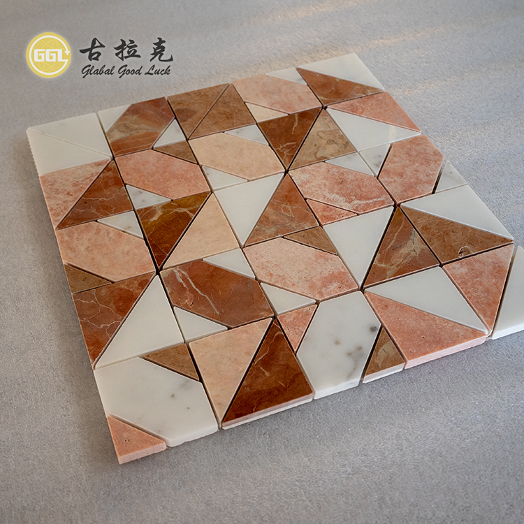Red Marble Mosaic Tiles