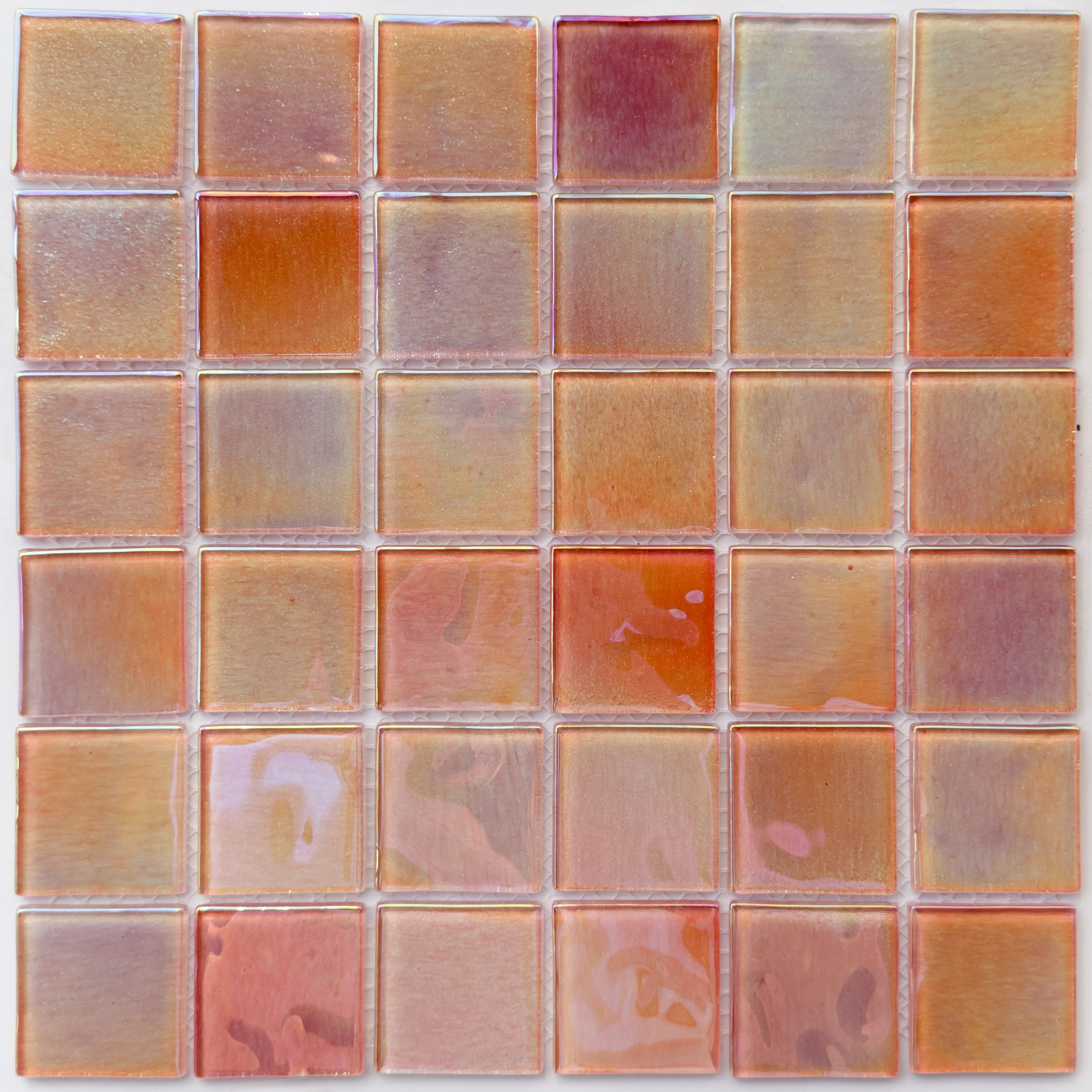 Iridescent Glass Mosaic Tiles Collection – Multiple Colors for Pools & Walls