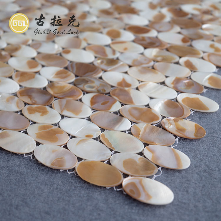 Ovale Mosaiek Tile vir Kombuis Backsplash en stort Muur