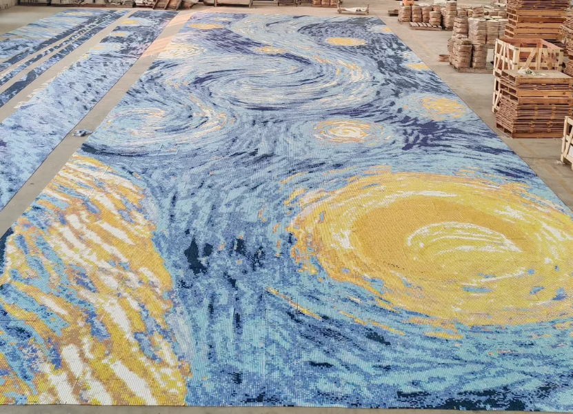 Ceramic mosaic tile swimming pool custom design