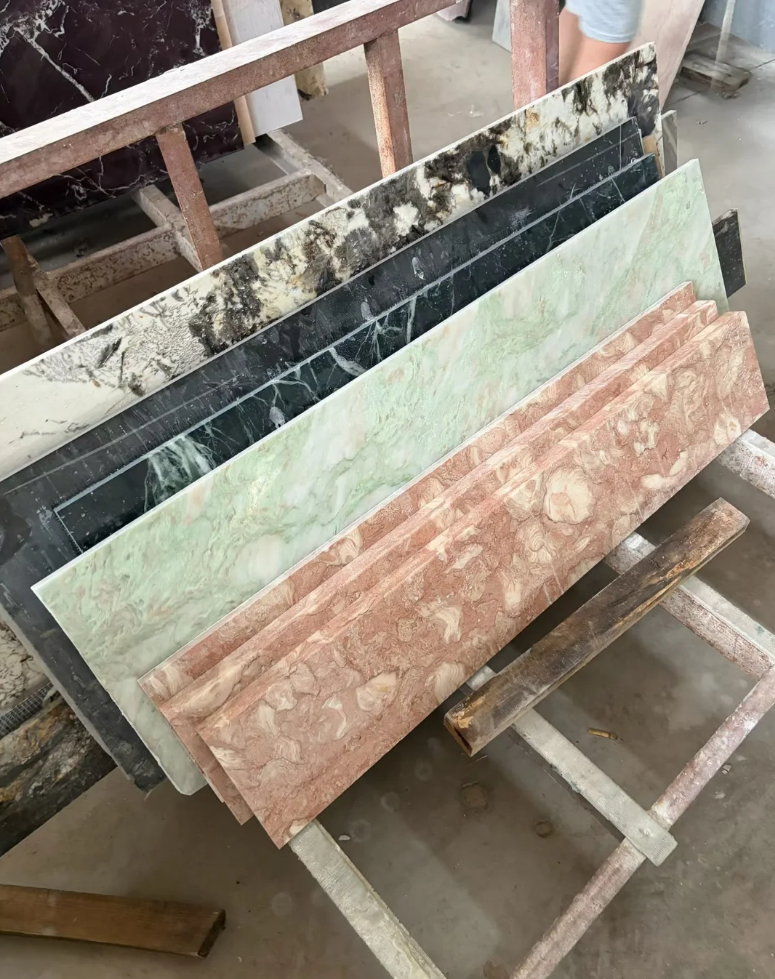 custom cut marble threshold strips in natural stone factory