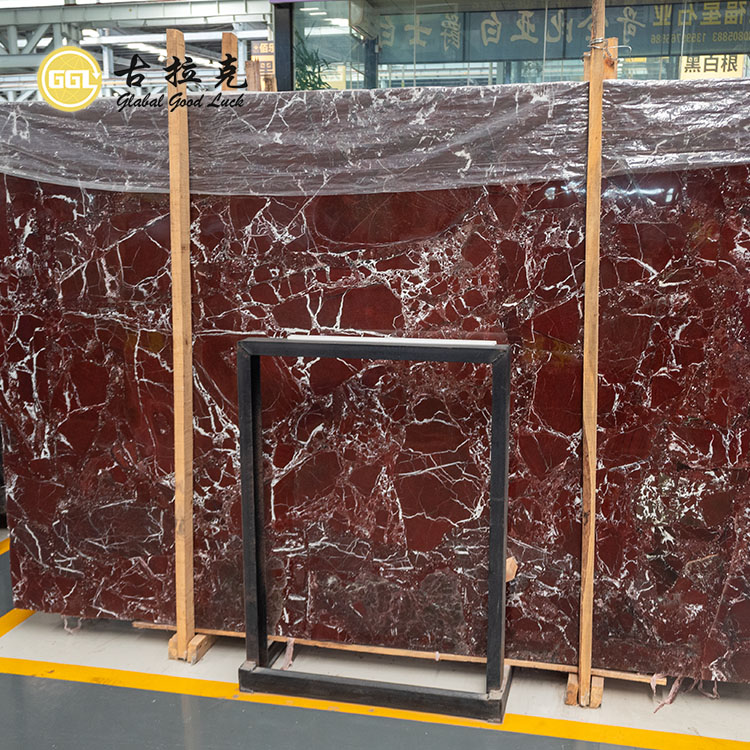 Rosso Levanto Marmor Marmorplatte für Küchentisch Arbeitsplatte Wand Tisch Ingenieursstein