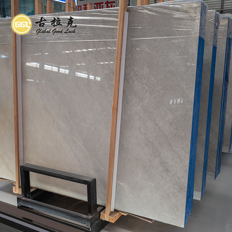 Tundla Grey Marble Slab für Inneneinrichtung, Dekor und Bodenwandfliesen