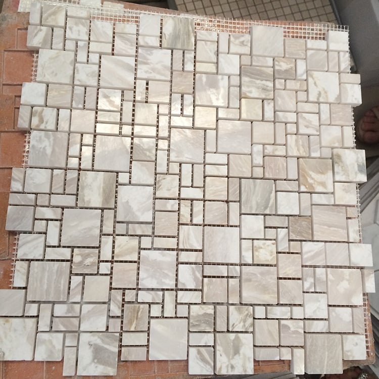 Classics Design Honey Onyx Patroon Marble Vierkante Vorm Marble Mosaic Tile