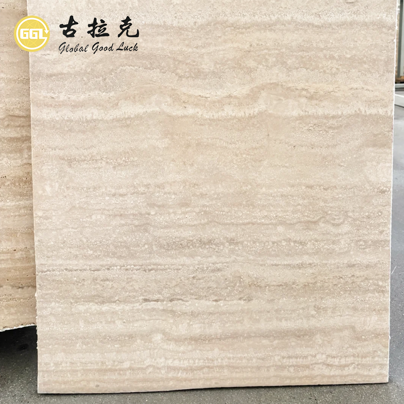 Light Beige Travertine Tiles & Cut-to-Size Natural Stone Panels