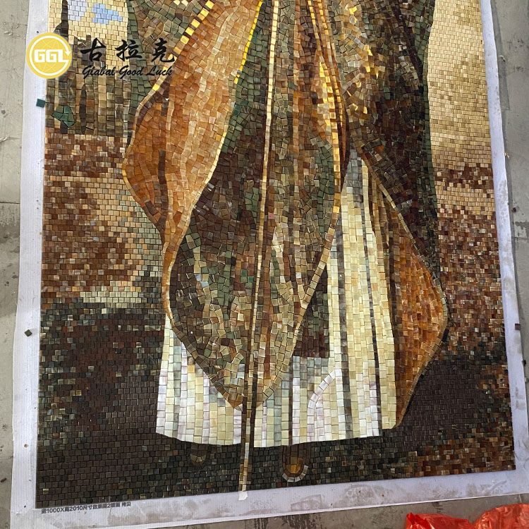 Persoonlijke kerkmuurkunst Glasmozaïek Muurstenen
