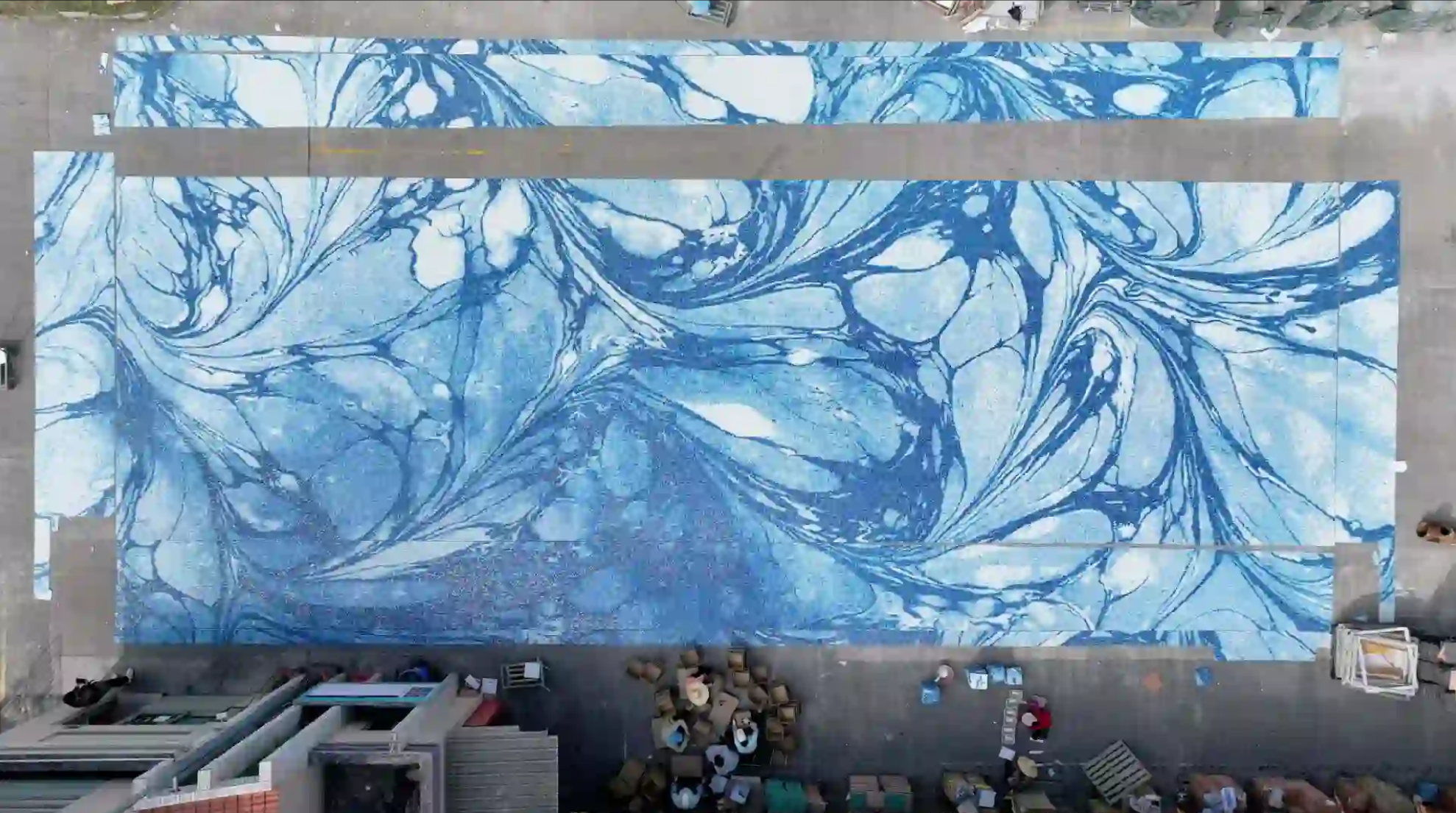 Custom mosaic tile for pool