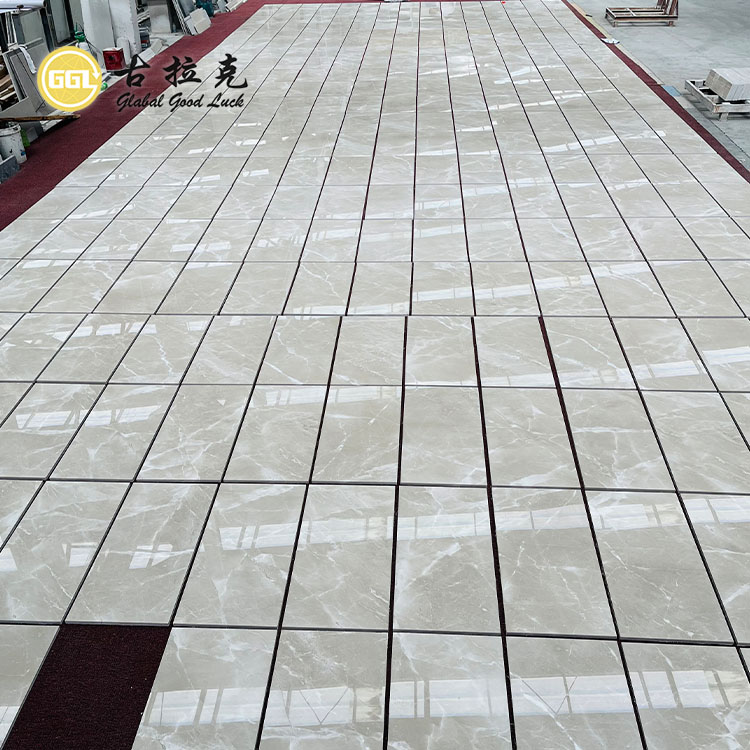 Polierte Marmorplatte Burdur Beige Marmor für Innenwand- und Boden Treppenfliesenprojekt