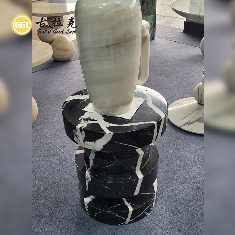 Moderní design kamenný boční stolek luxusní boční stolek pro obývací pokoj a ložnici