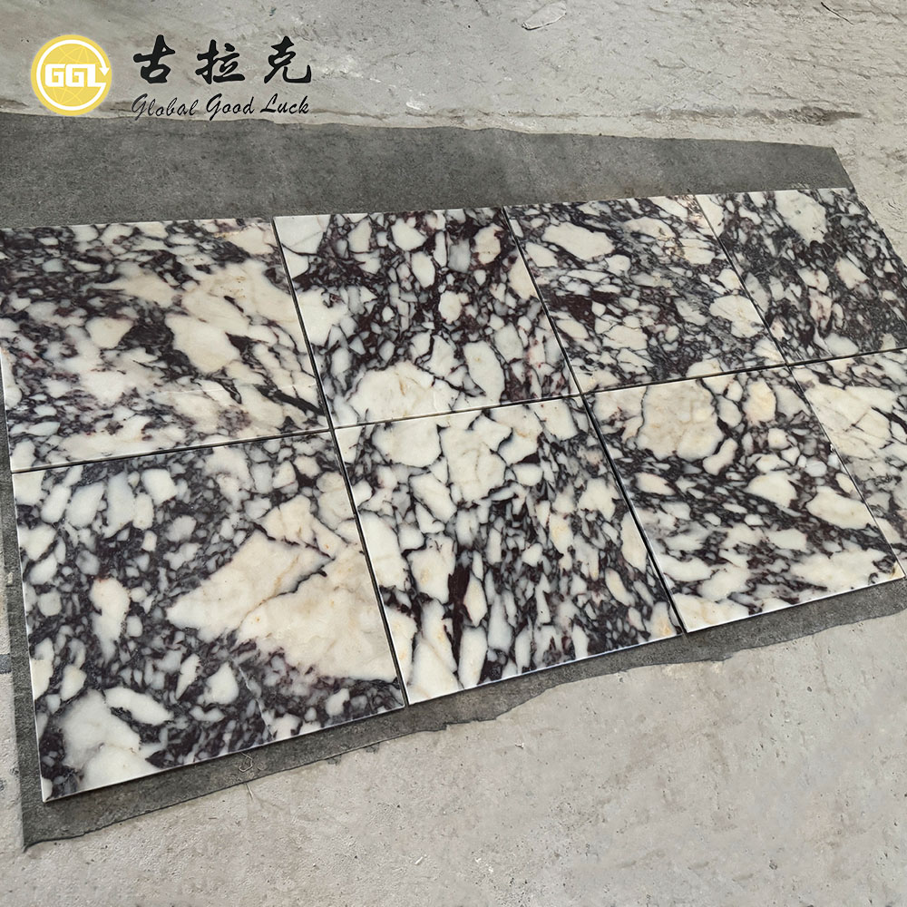 Calacatta Viola Marble Tile | Luxury Natural Marble with Dramatic Purple Veins for Interior Walls and Floors
