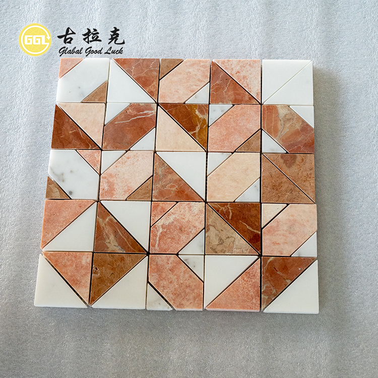 Red Marble Mosaic Tiles