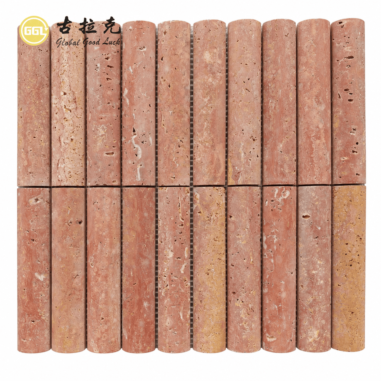 Ubin Mosaic Berlekuk – Mosaik Dinding Dekoratif dari Batu Alam untuk Desain Interior dan Eksterior