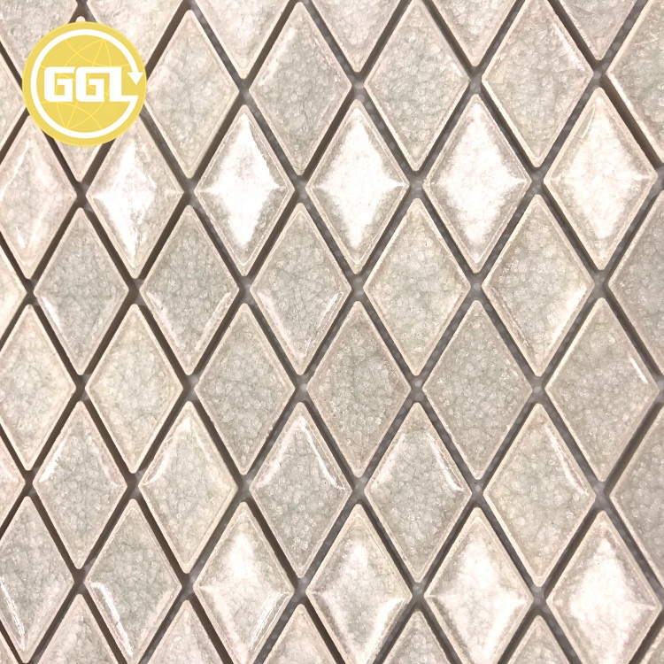 Rissige Diamant Keramische Mosaikfliesen Für Badezimmer Küchen Wandfliesen