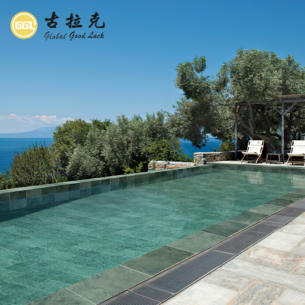 Bali Green Matte Ceramic Tiles for Swimming Pools, Walls & Floors