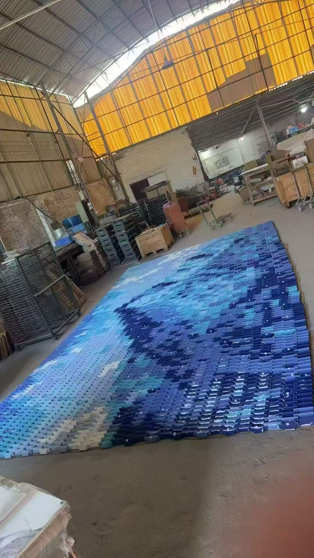 Ingots 3D Ceramic Mosaic