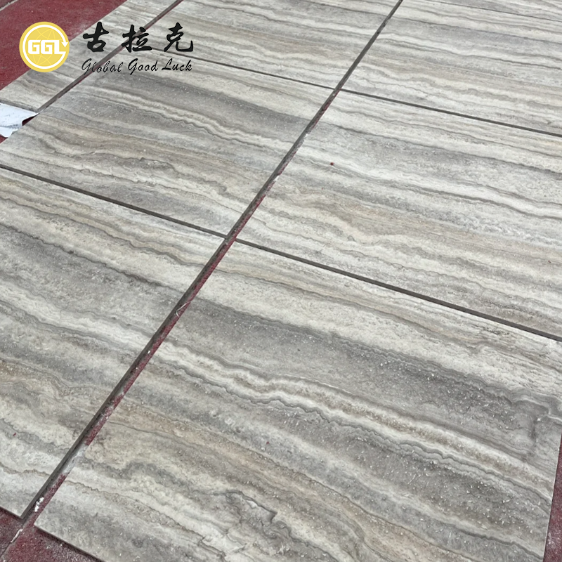 Silver Gray Travertine Tiles & Cut-to-Size Panels