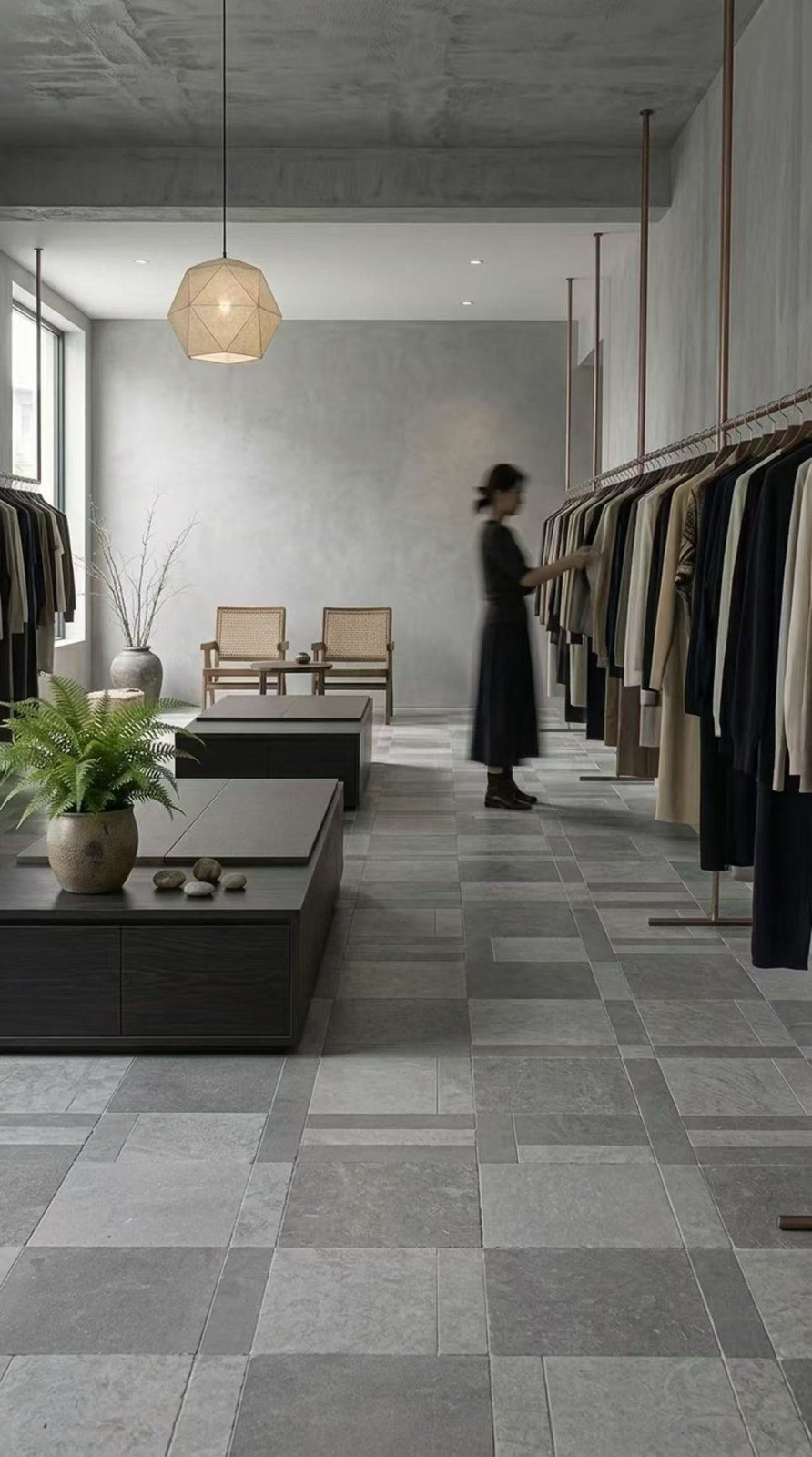 Moonlight Grey Marble installation reference for contemporary commercial interiors