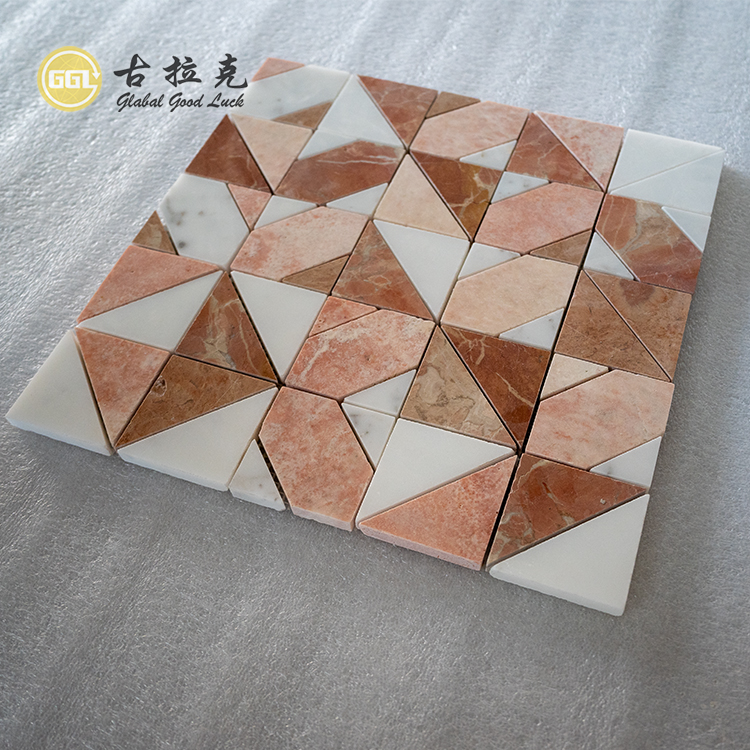 Red Marble Mosaic Tiles