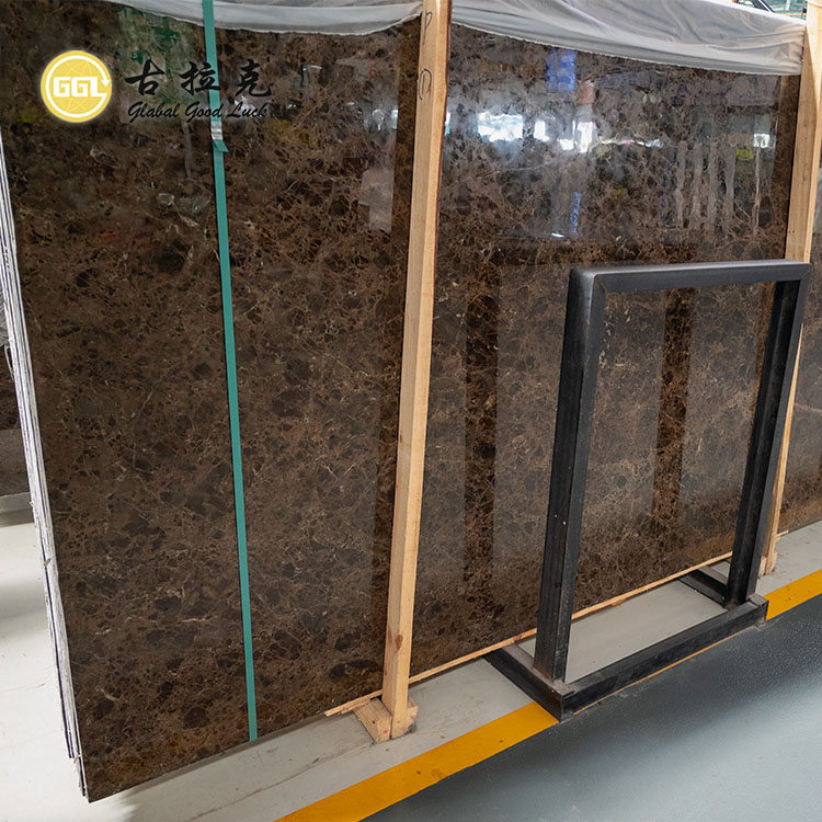 Luxusstil Emperador Dark Marmorplatte für Innendekoration