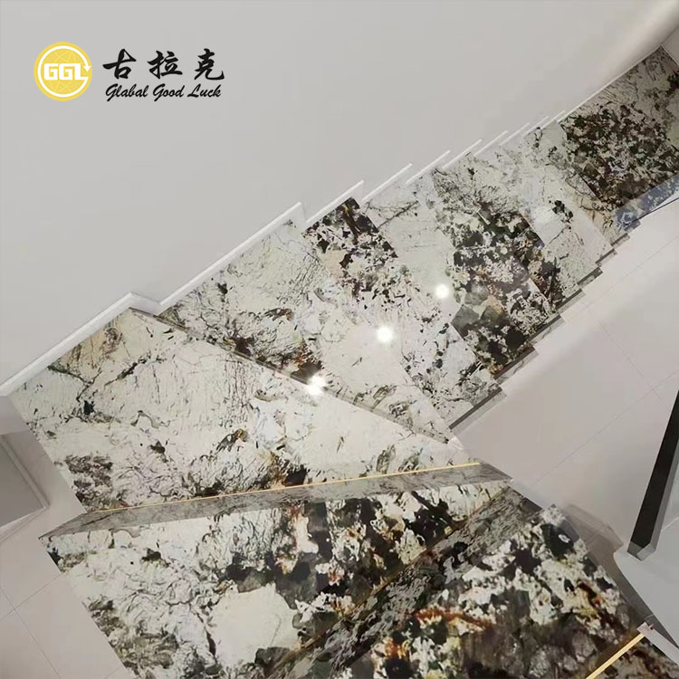 Pandora Slab Marmor Wandboden Dekorativer Luxusdesign