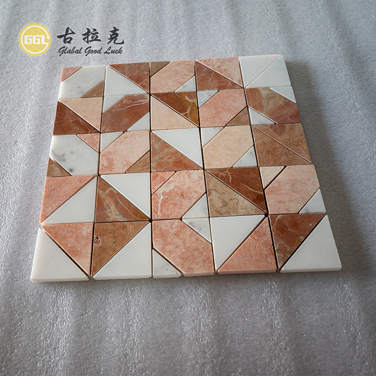 Red Marble Mosaic Tiles