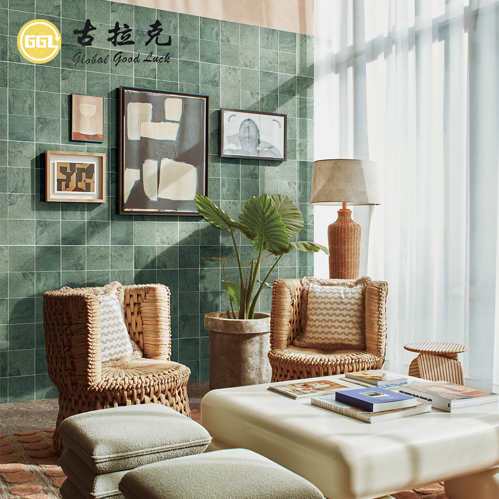Bali Green Matte Ceramic Tiles for Swimming Pools, Walls & Floors