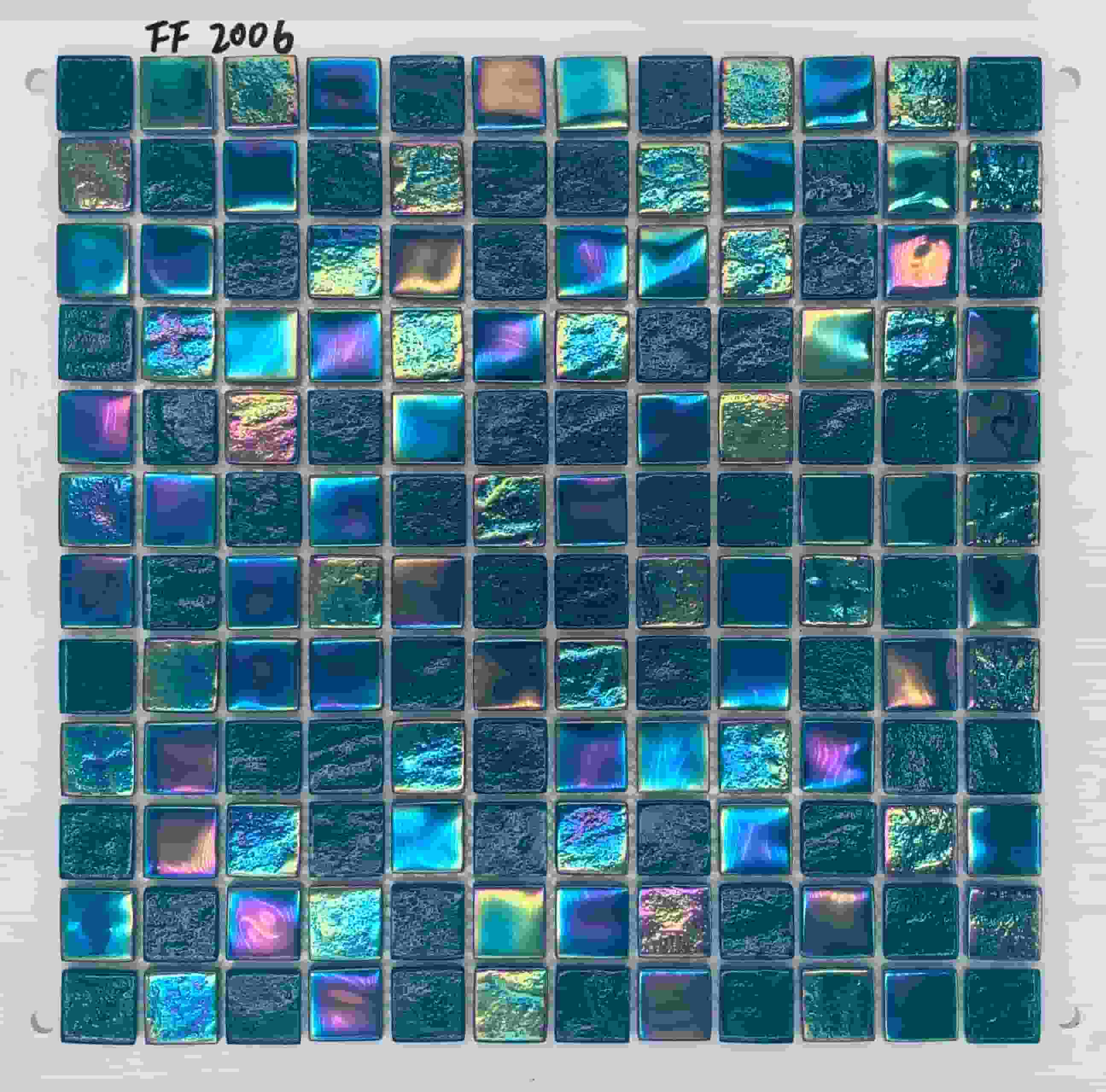 Rainbow Iridescent Glass Mosaic Series | Colorful Glass Tile for Pool & Interior Design