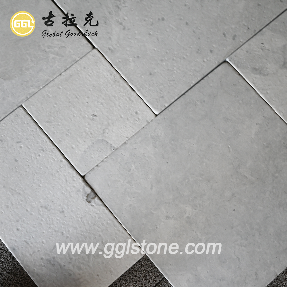Grauer Kalkstein für Pooldecks, Bodenbeläge und architektonisches Design