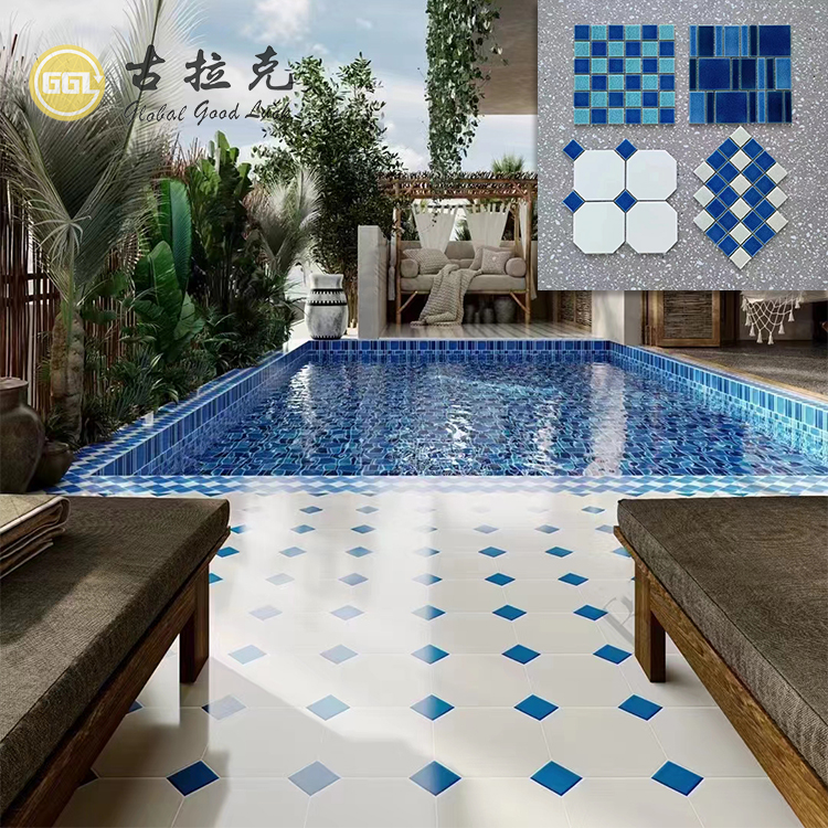 Ceramic Pool Mosaics for Elegant Outdoor Spaces